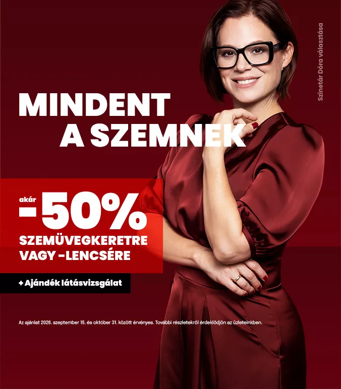 Látás Hónapja: díjmentes látásvizsgálat és akciók