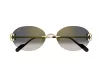 Cartier Férfi, Női Arany Napszemüveg CT 0551S 001