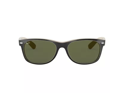   Ray-Ban New Wayfarer Férfi, Női Fekete Napszemüveg RB 2132 875 52
