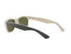 Ray-Ban New Wayfarer Férfi, Női Fekete Napszemüveg RB 2132 875 52