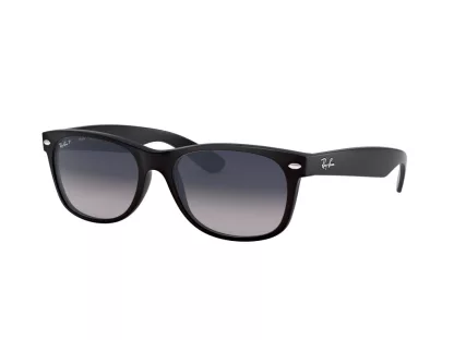   Ray-Ban New Wayfarer Férfi, Női Fekete Napszemüveg RB 2132 601S78 51