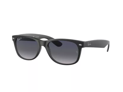   Ray-Ban New Wayfarer Férfi, Női Fekete Napszemüveg RB 2132 601S78 55