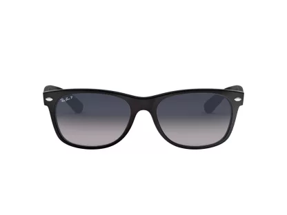   Ray-Ban New Wayfarer Férfi, Női Fekete Napszemüveg RB 2132 601S78 55