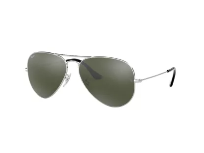   Ray-Ban Aviator Férfi, Női Ezüst Napszemüveg RB 3025 003/40