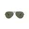Ray-Ban Aviator Large Metal Fekete - Zöld Napszemüveg RB-3025-002-58-58