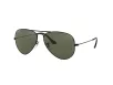 Ray-Ban Aviator Large Metal Fekete - Zöld Napszemüveg RB-3025-002-58-58