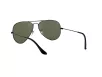 Ray-Ban Aviator Large Metal Fekete - Zöld Napszemüveg RB-3025-002-58-58