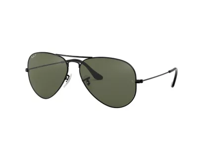   Ray-Ban Aviator Férfi, Női Fekete Napszemüveg RB 3025 002/58 62