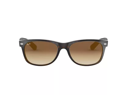   Ray-Ban New Wayfarer Férfi, Női Barna Napszemüveg RB 2132 710/51 55