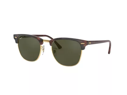   Ray-Ban Clubmaster Férfi, Női Barna Napszemüveg RB 3016 W0366