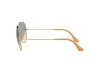 Ray-Ban Aviator Férfi, Női Arany Napszemüveg RB 3025 001/3F 55
