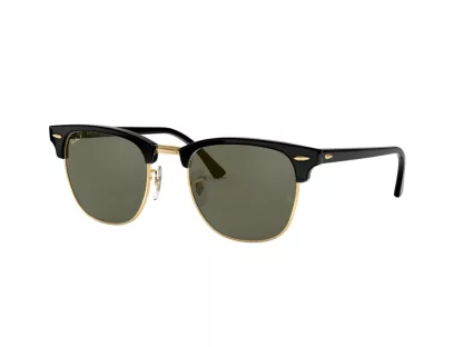   Ray-Ban Clubmaster Férfi, Női Fekete Napszemüveg RB 3016 901/58 51