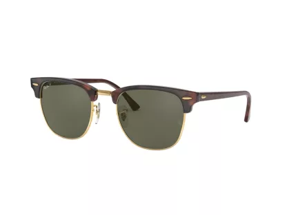   Ray-Ban Clubmaster Férfi, Női Barna Napszemüveg RB 3016 990/58 49