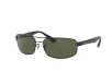 Ray-Ban Férfi Fekete Napszemüveg RB 3445 002/58 61