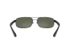 Ray-Ban Férfi Fekete - Zöld Napszemüveg RB-3445-002-58-64