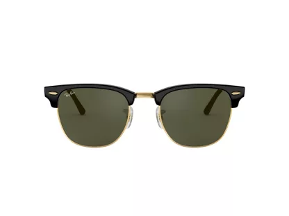   Ray-Ban Clubmaster Férfi, Női Fekete Napszemüveg RB 3016 W0365 49
