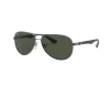 Ray-Ban Carbon Fibre Férfi Szürke Napszemüveg RB 8313 004/N5 61