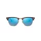 Ray-Ban Clubmaster Férfi, Női Barna Napszemüveg RB 3016 114517