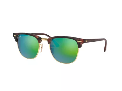   Ray-Ban Clubmaster Férfi, Női Barna Napszemüveg RB 3016 114519