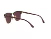 Ray-Ban Clubmaster Férfi, Női Barna Napszemüveg RB 3016 114519