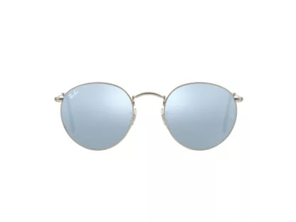   Ray-Ban Round Metal Férfi Ezüst Napszemüveg RB 3447 019/30 50