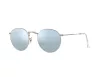 Ray-Ban Round Metal Férfi Ezüst Napszemüveg RB 3447 019/30 50