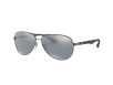 Ray-Ban Carbon Fibre Férfi Szürke Napszemüveg RB 8313 004/K6 61