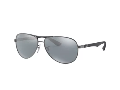   Ray-Ban Carbon Fibre Férfi Szürke Napszemüveg RB 8313 004/K6 61