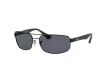 Ray-Ban Férfi Fekete Napszemüveg RB 3445 006/P2 61