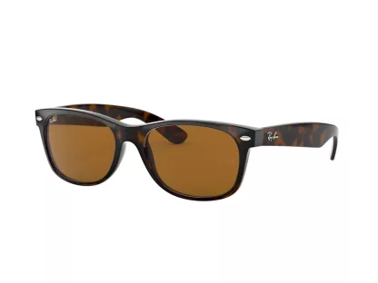   Ray-Ban New Wayfarer Férfi, Női Barna Napszemüveg RB 2132 710 58