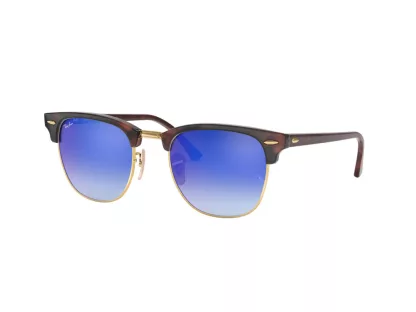   Ray-Ban Clubmaster Férfi, Női Barna Napszemüveg RB 3016 990/7Q