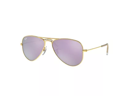   Ray-Ban Junior Aviator Fiú, Lány Arany Napszemüveg RJ 9506S 249/4V 50