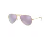 Ray-Ban Junior Aviator Fiú, Lány Arany Napszemüveg RJ 9506S 249/4V 50
