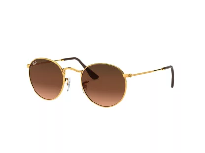 Ray-Ban Round Metal Férfi Barna Napszemüveg RB 3447 9001A5