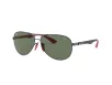 Ray-Ban For Scuderia Ferrari Férfi Szürke Napszemüveg RB 8313M F00171