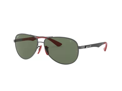   Ray-Ban For Scuderia Ferrari Férfi Szürke Napszemüveg RB 8313M F00171