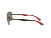 Ray-Ban For Scuderia Ferrari Férfi Szürke Napszemüveg RB 8313M F00171