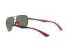 Ray-Ban For Scuderia Ferrari Férfi Szürke Napszemüveg RB 8313M F00171