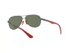 Ray-Ban For Scuderia Ferrari Férfi Szürke Napszemüveg RB 8313M F00171
