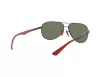 Ray-Ban For Scuderia Ferrari Férfi Szürke Napszemüveg RB 8313M F00171