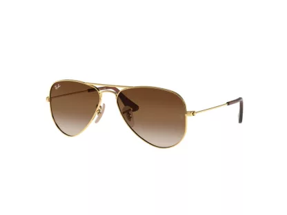   Ray-Ban Junior Aviator Fiú, Lány Arany Napszemüveg RJ 9506S 223/13