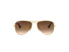 Ray-Ban Junior Aviator Fiú, Lány Arany Napszemüveg RJ 9506S 223/13