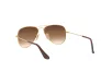 Ray-Ban Junior Aviator Fiú, Lány Arany Napszemüveg RJ 9506S 223/13