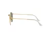 Ray-Ban Round Metal Férfi Arany - Zöld Napszemüveg RB-3447N-001-50