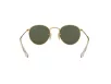 Ray-Ban Round Metal Férfi Arany - Zöld Napszemüveg RB-3447N-001-50