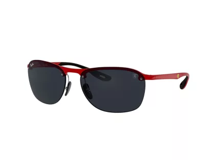   Ray-Ban For Scuderia Ferrari Férfi Piros Napszemüveg RB 4302M F62387