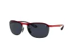 Ray-Ban For Scuderia Ferrari Férfi Piros Napszemüveg RB 4302M F62387