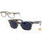 Ray-Ban Wayfarer Férfi, Női Szürke Napszemüveg RB 2140 1387GG