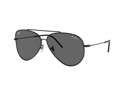   Ray-Ban Aviator Reverse Férfi, Női Fekete Napszemüveg RB R0101S 002/GR 59