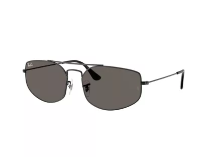   Ray-Ban Explorer 5 Férfi, Női Fekete Napszemüveg RB 3845 002/B1